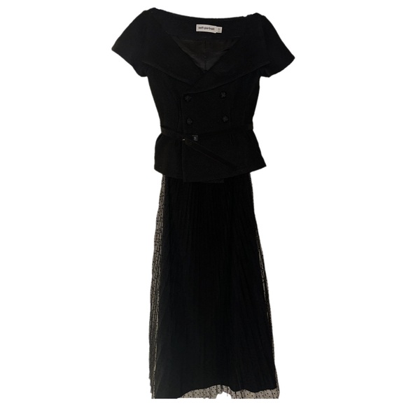 Self portrait off the shoulder midi dress - brand new - never worn - Picture 2 of 4